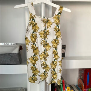 Kate Quinn Beechwood Modal Button Front Overall Shortie Sz 12-18 Months Bananas